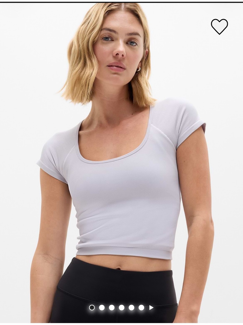 Athleta Recharge Seamless Open Back Tank - Dove